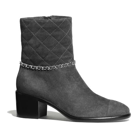 chanel grey ankle boots|chanel ankle boots 2021.